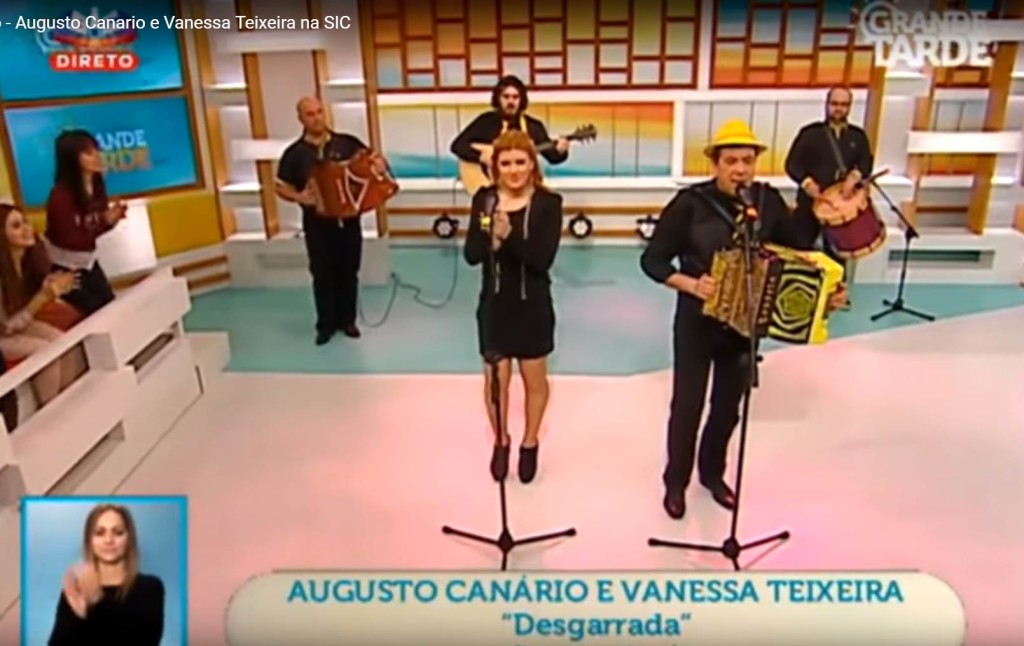 Desgarrada Augusto Canário e Vanessa Teixeira, Improviso, Augusto Canário na Grande Tarde da SIC - Televisão de Portugal, Andreia Rodrigues, João Baião